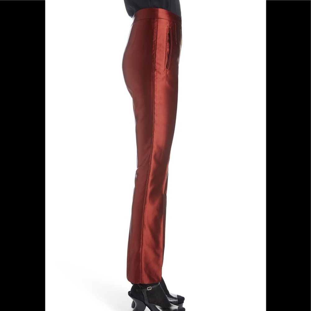 DRIES VAN NOTEN Slim Satin Crop Pants holiday - Picture 3 of 4